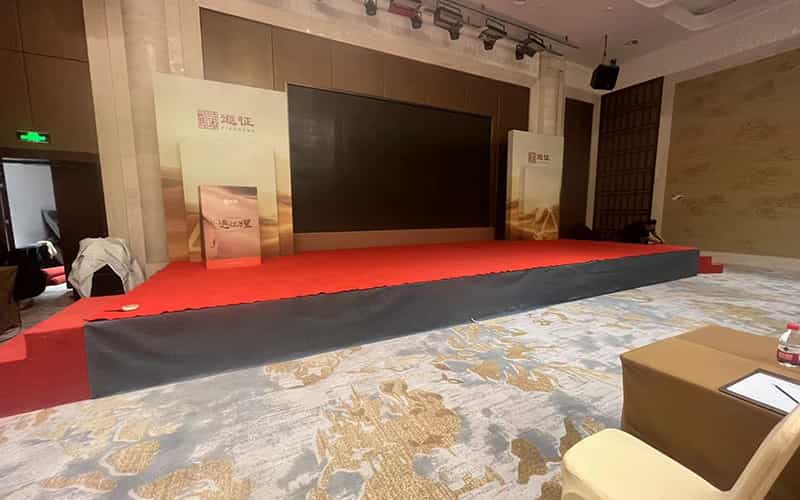廣告物料制作會(huì)場布景舞臺(tái)搭建展位搭建舞臺(tái)燈光設(shè)備演藝音響高清LED屏